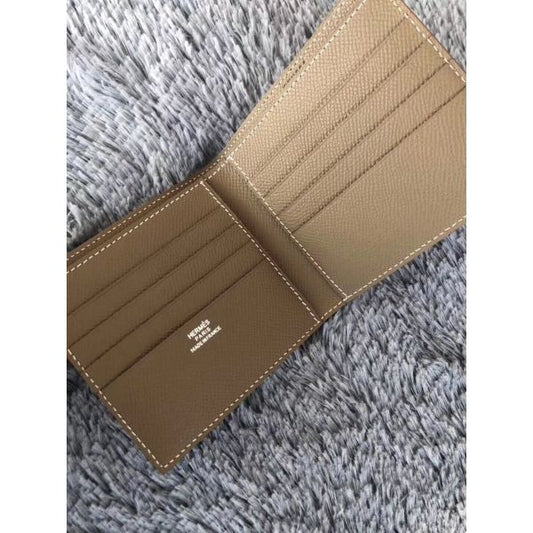 HERM Taupe MC² Copernic Compact Wallet