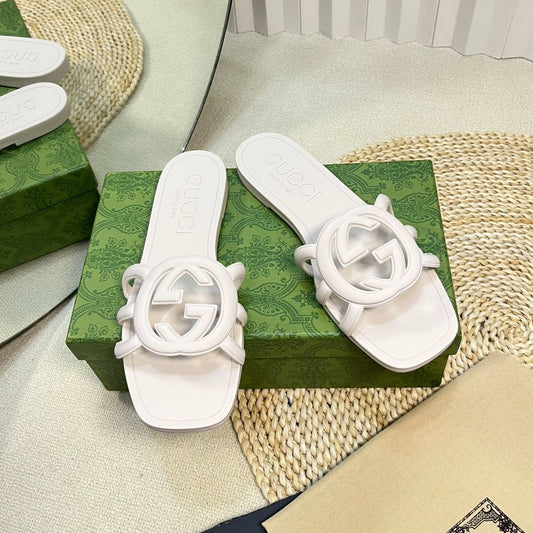 GG Rubber Slide White