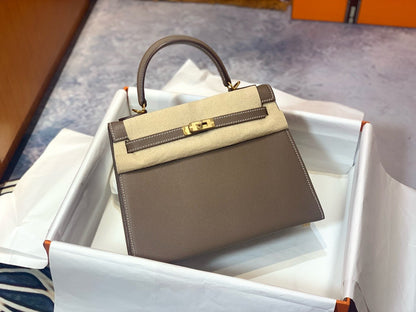 HERM Kelly 25cm, Etoupe, Epsom