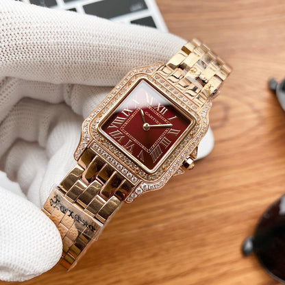 PANTHERE DE CARTIE ROSE GOLD DIAMOND BEZEL