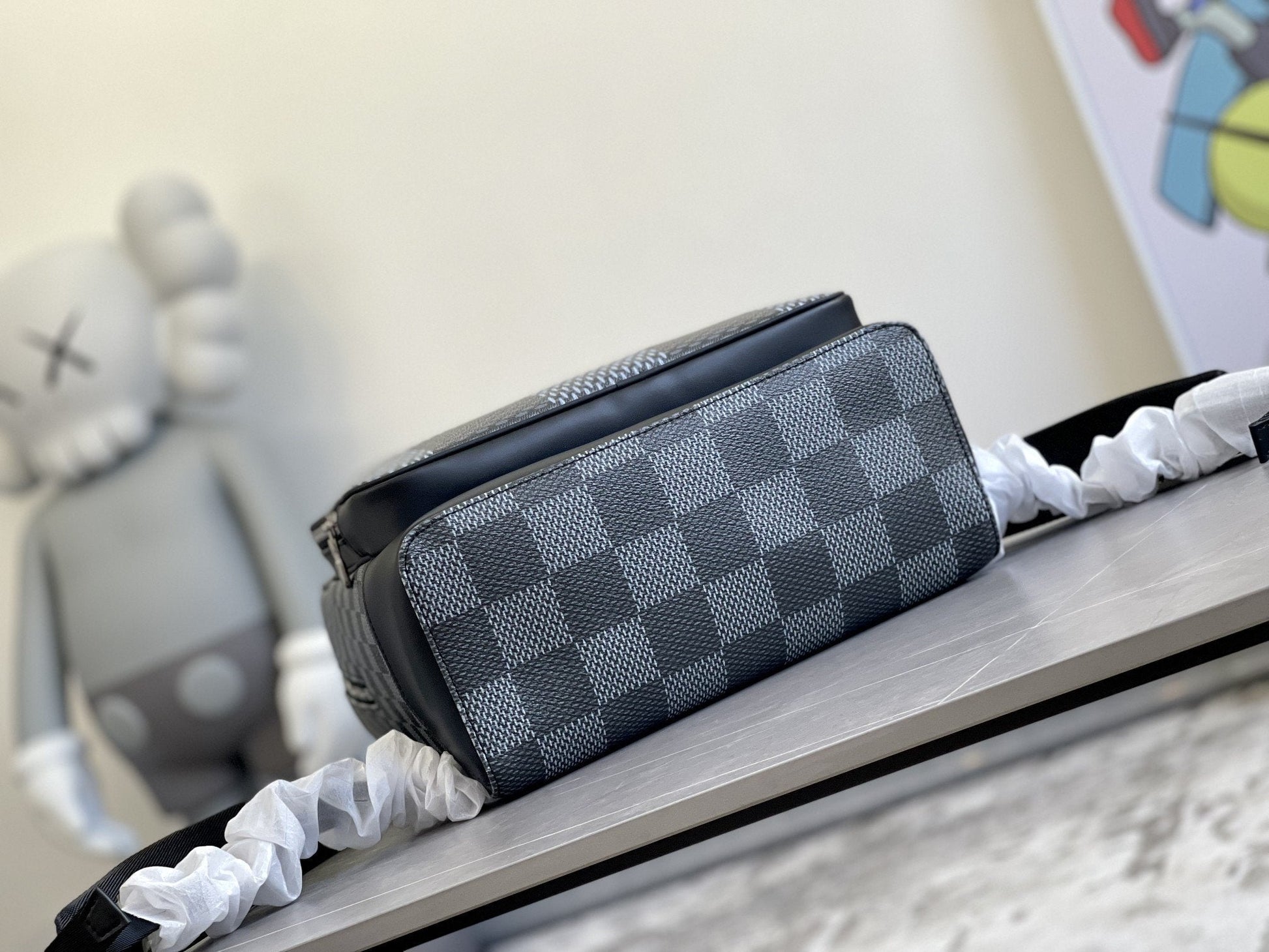 CAMPUS BACKPACK 30 GRAY DAMIER GRAPHITE