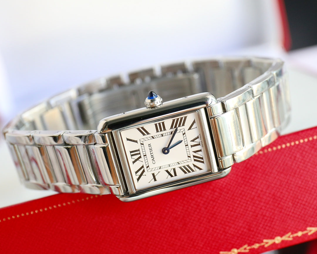 TANK MUST SMALL STEEL WHITE DIAL