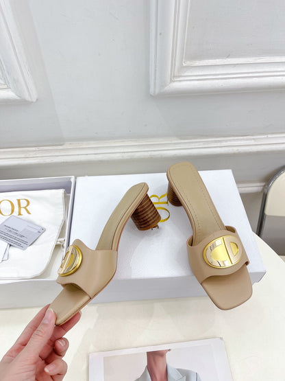CD FOREVER HEELED 5CM BEIGE