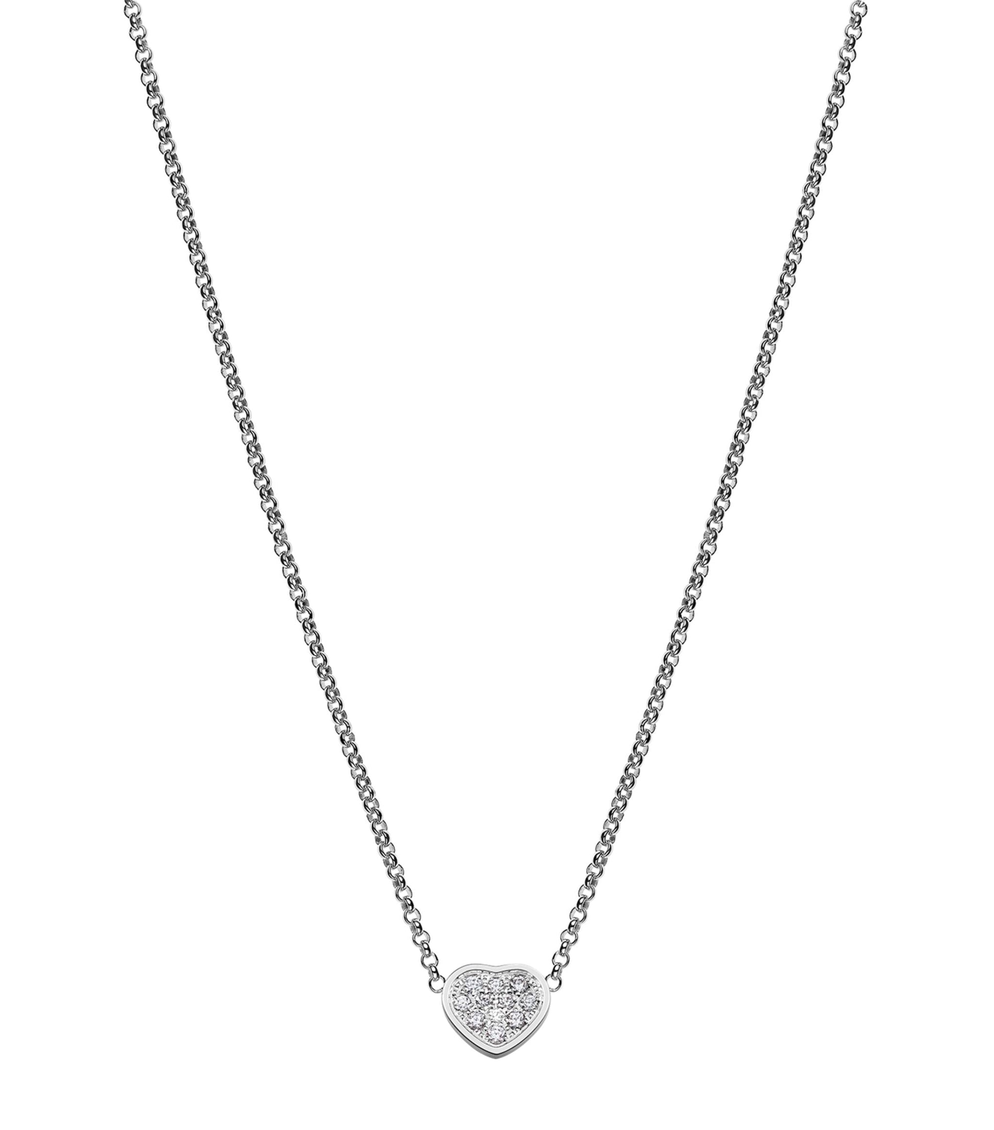HEART PEDANT DIAMOND NECKLACE