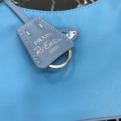 PRA HOBO 22 BAG IN SAPPHIRE BLUE RE-NYLON
