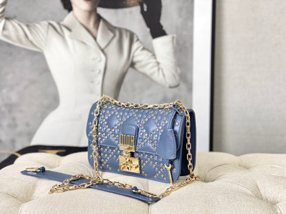 LIMITED BAG 21 IN SAPPHIRE BLUE LAMBSKIN