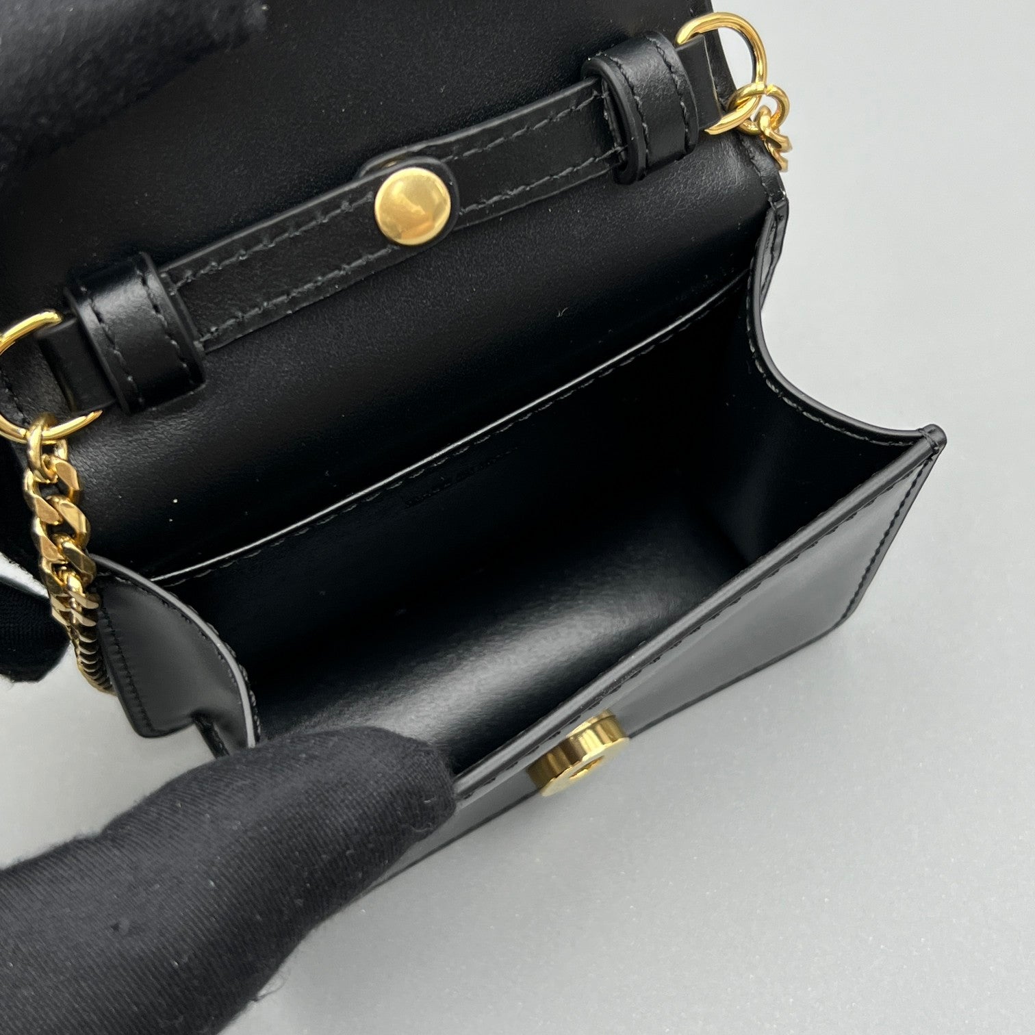 CUIR TRIPHOME 11 BLACK CALFSKIN