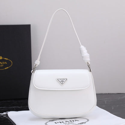 PRA 23 BAG IN BLACK CALFSKIN SILVER HARDWARE