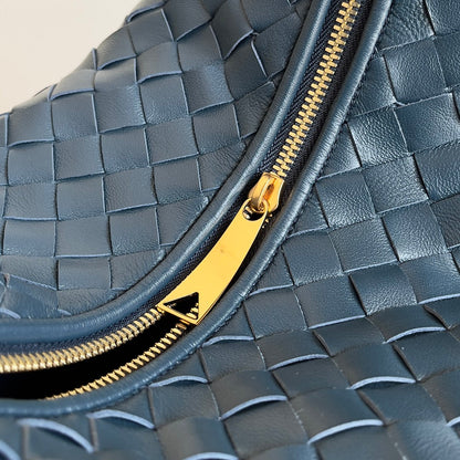 MINI JODIE 23 IN STEEL BLUE LAMBSKIN