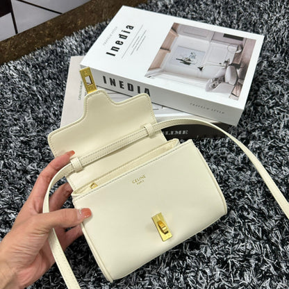 CLASSIC MINI 18 WHITE CALFSKIN