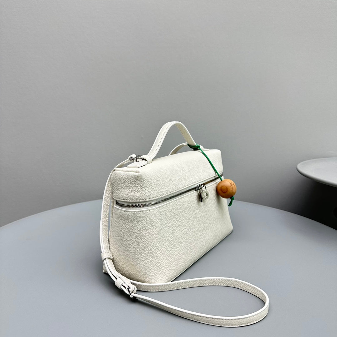 Extra Pocket L27 White Cowhide Shw