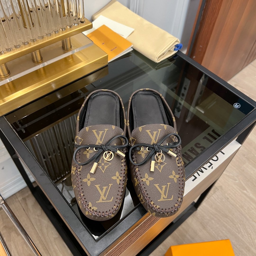 LV COSY FLAT CLASSIC MONOGRAM BROWN