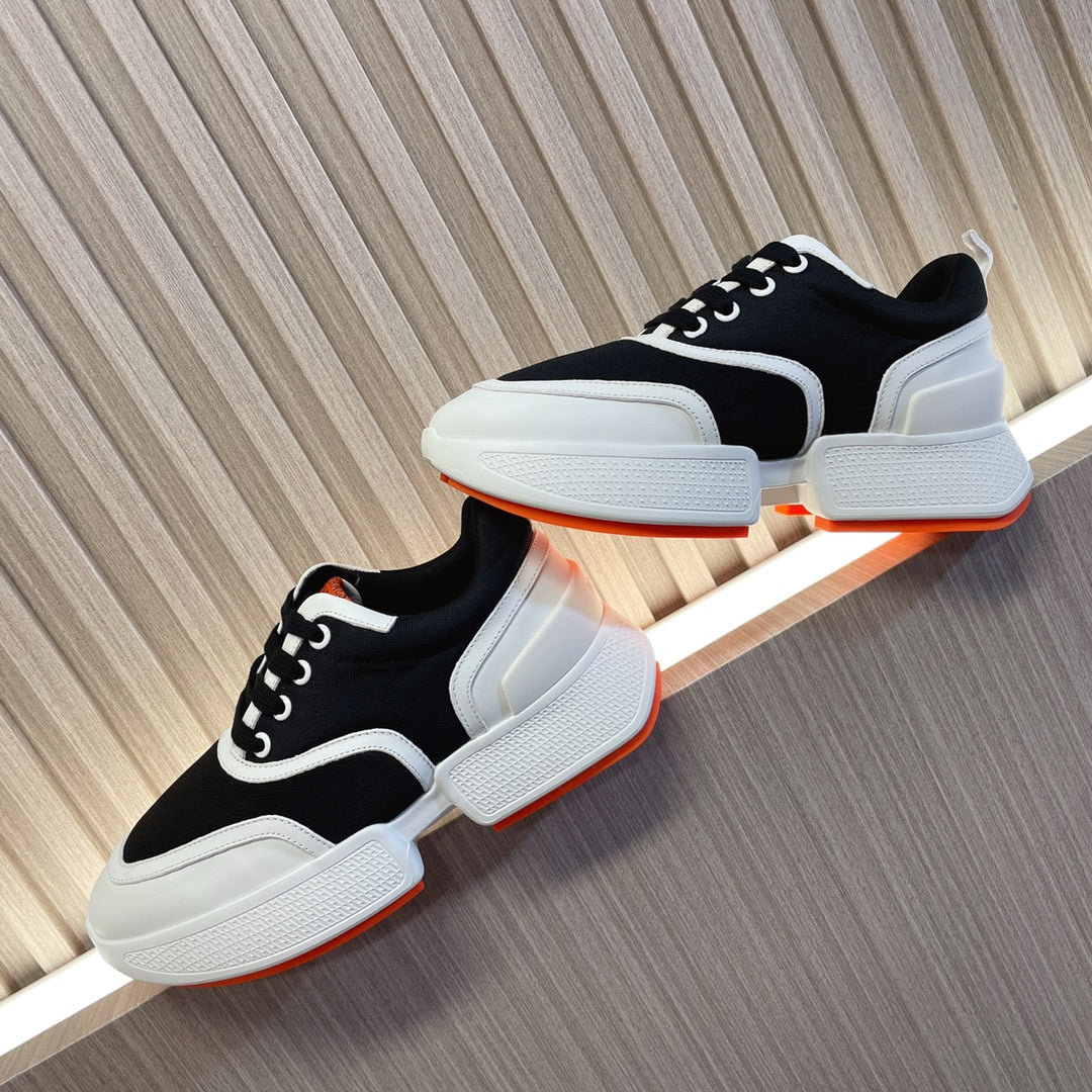 GIGA SNEAKER BLACK MIX WHITE SUEDE