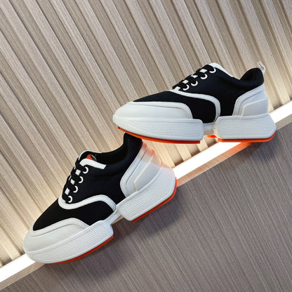 GIGA SNEAKER BLACK MIX WHITE SUEDE