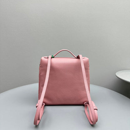 Extra Pocket Backpack 23 Pink Cowhide Shw
