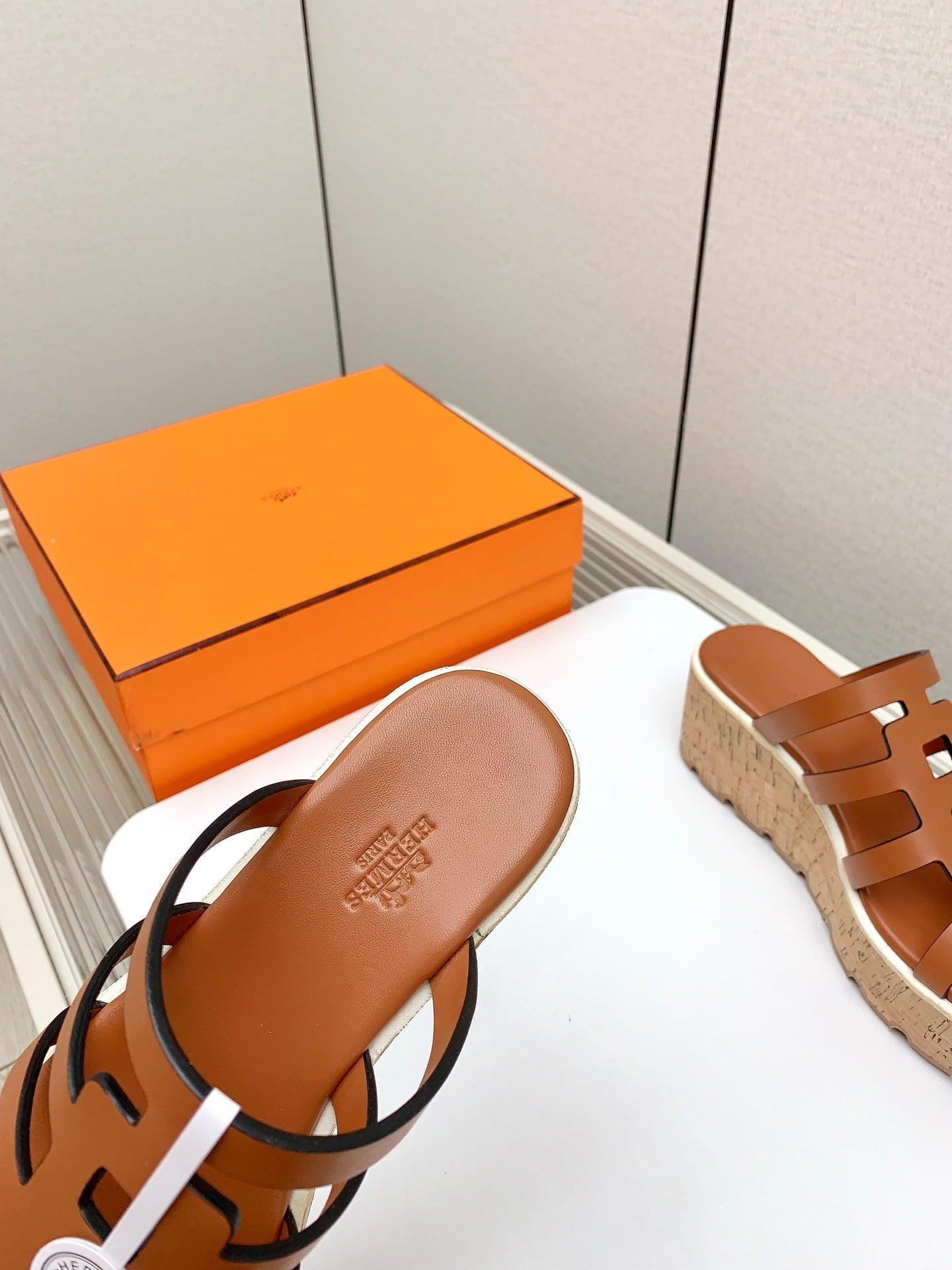 ISABELLA 30 SANDAL IN BRONZE BROWN CALFSKIN