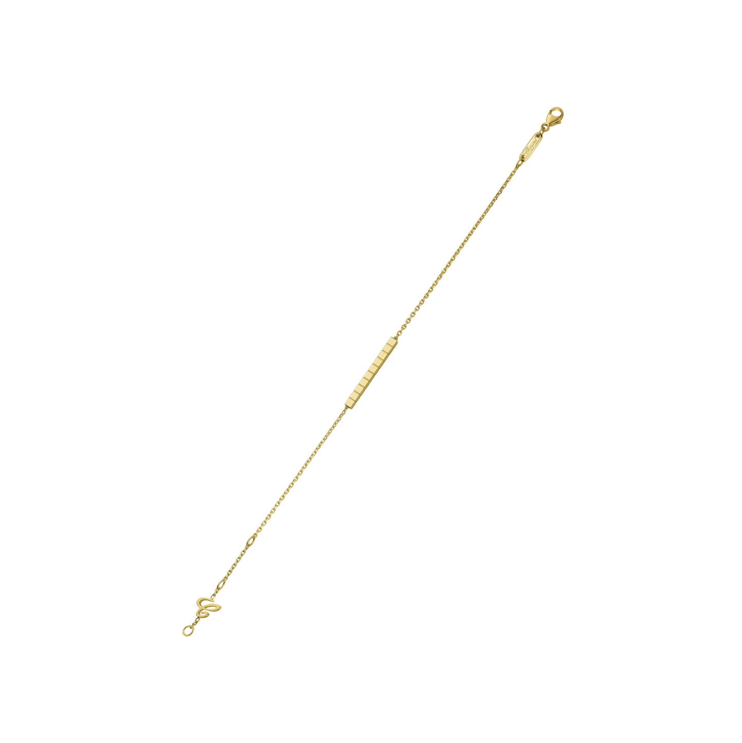 ICE CUBE 10 ELEMENTS GOLD BRACELET