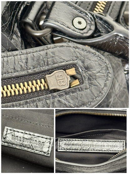BLCG WOMEN'S LE CITY BAG EAST-WEST IN BLACK 40