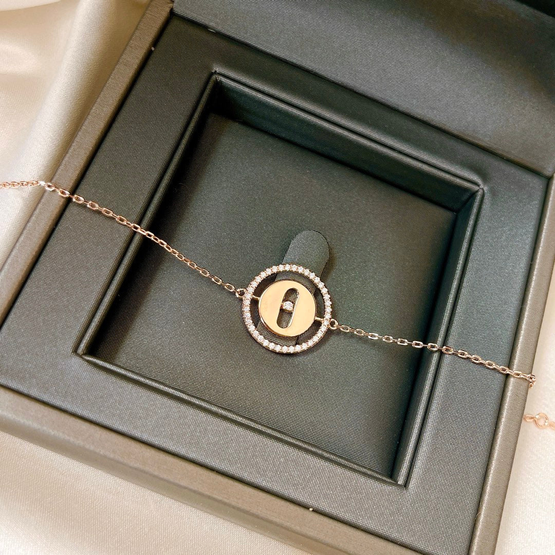 LUCKY MOVE PAVED DIAMOND BRACELET