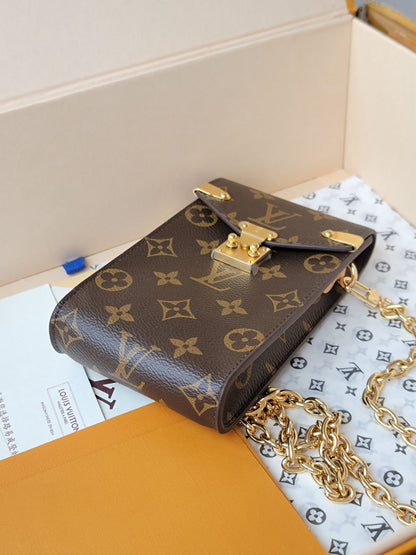 1V Monogram Phone Pouch