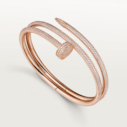 JUSTE BRACELET 3.5MM DOUBLE ROW FULL DIAMOND