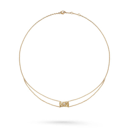 CRUSH GOLD DIAMOND NECKLACE