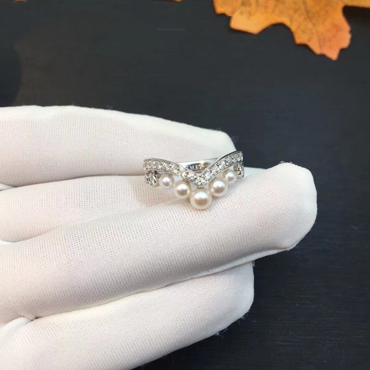 JOSEPHINE RING SILVER DIAMOND