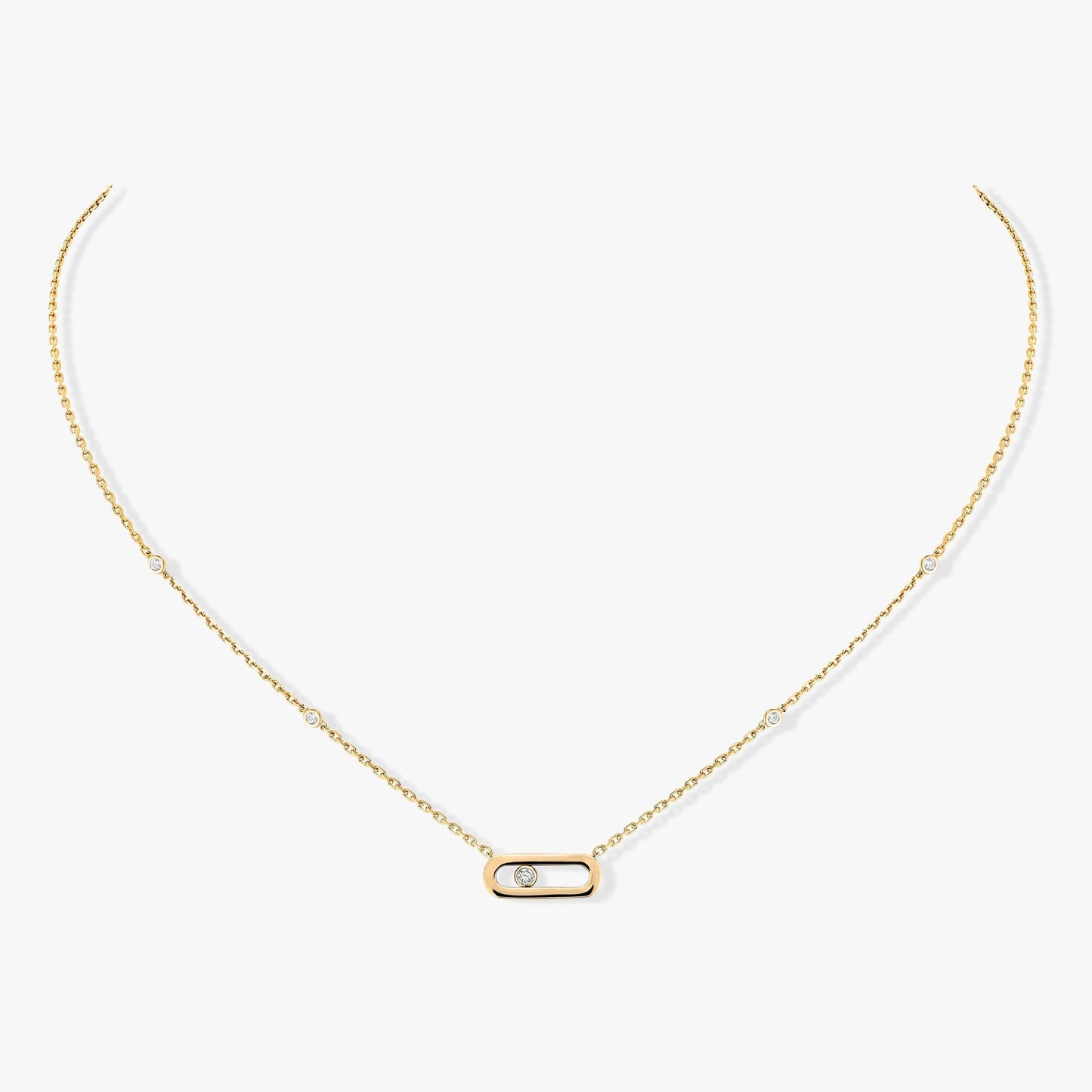 MOVE UNO DIAMOND NECKLACE