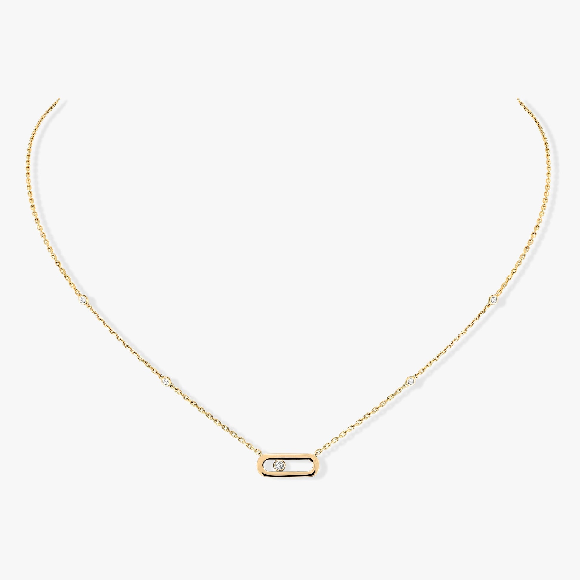MOVE UNO DIAMOND NECKLACE