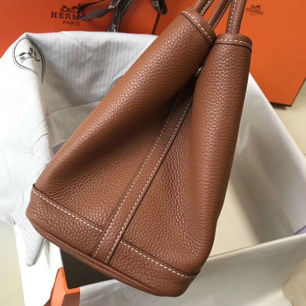 HERM Garden Party 36 Bag In Gold Clemence Leather