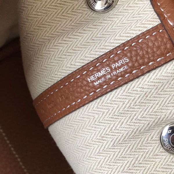 HERM Garden Party 36 Bag In Gold Clemence Leather