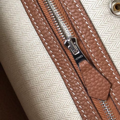 HERM Garden Party 36 Bag In Gold Clemence Leather