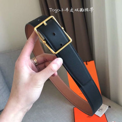 HERM Brown Saddle 38MM Reversible Belt