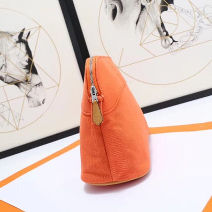 HERM Medium Bolide Travel Case In Orange Cotton
