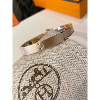 HERM Black Mini Clic Chaine d'Ancre Bracelet