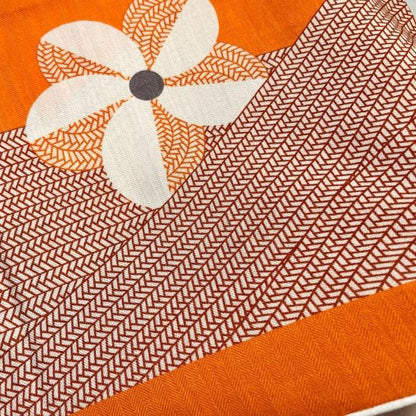 HERM Orange Mon Premier Galop Shawl 140