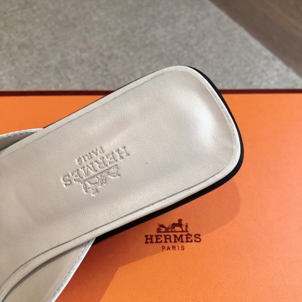 HERM Women's Ilot 50 Sandals in White Leather