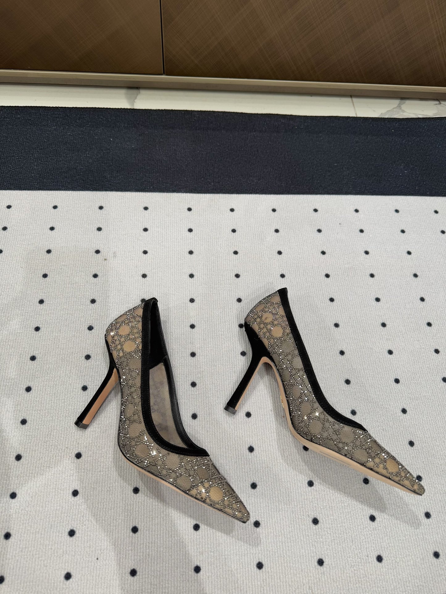 HIGH HEELS PUMP IN BLACK LAMB SUEDE 10 CM