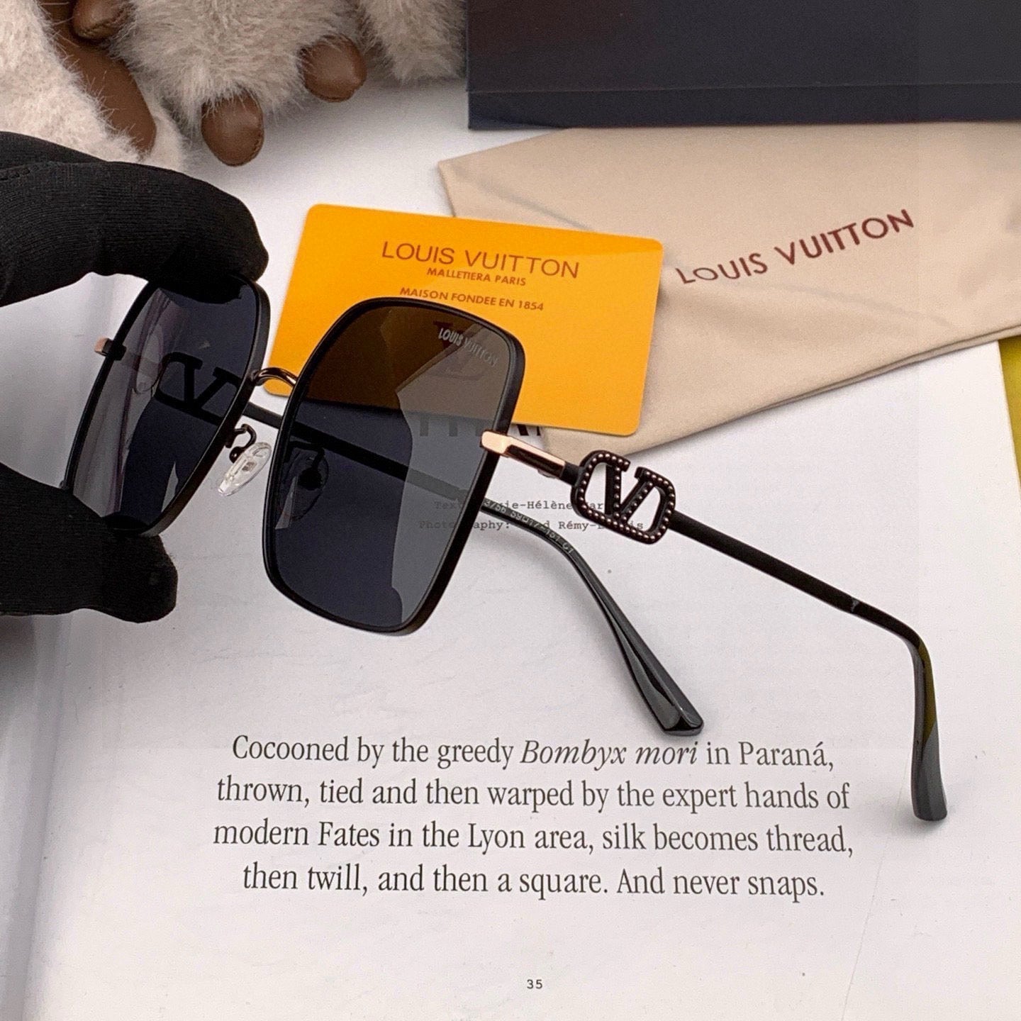 SQUARE SUNGLASSES L6375 IN METAL