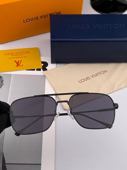 CAT EYE SUNGLASSES L1805 IN METAL GREY LENSES