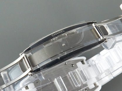 J12 38mm Automatic Limited Untitled H5582 White Ceramic Black White Dial