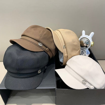 BAKER BOY CAP IN TORTILLA BROWN FABRIC 400794