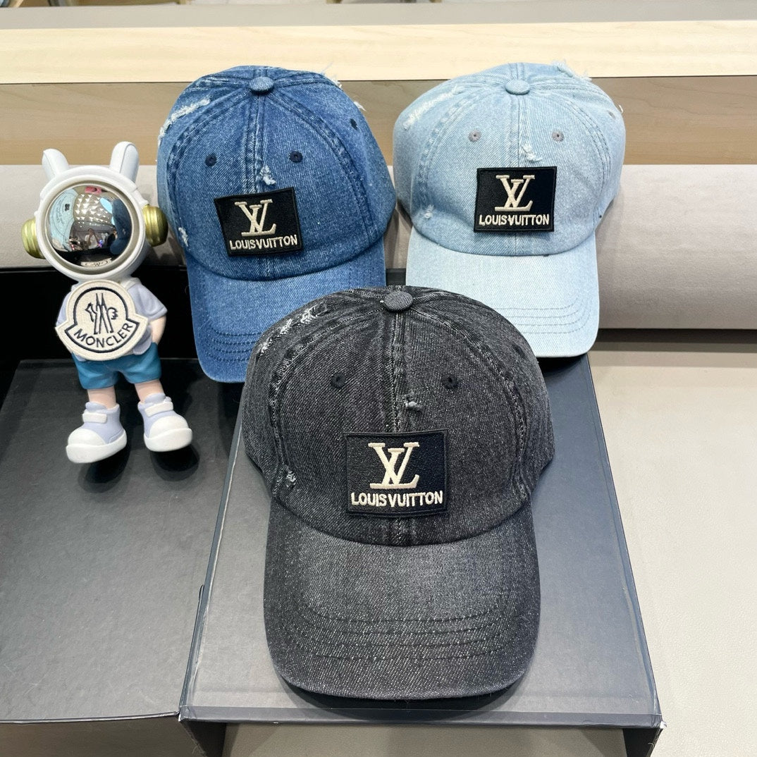 BASEBALL CAP IN CLASSIC BLUE DENIM 406960