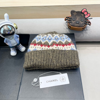KNIT BEANIE HAT OLIVE GREEN 428241