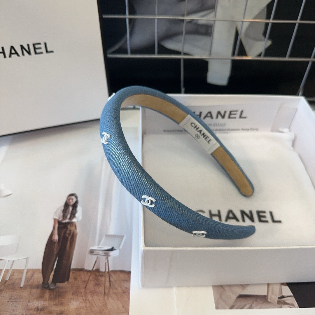 CLASSIC BLUE DENIM HAIRBAND 423665