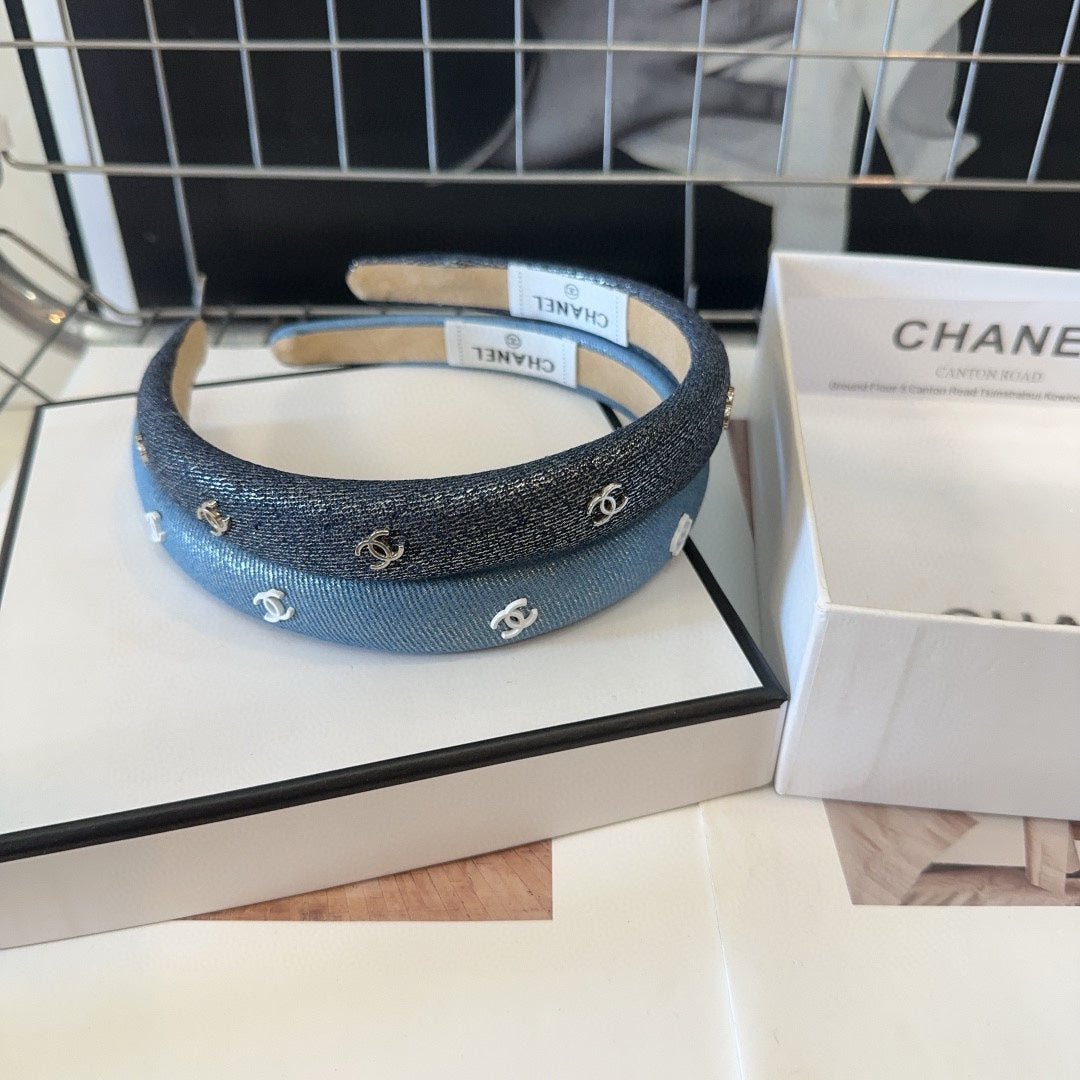 CLASSIC BLUE DENIM HAIRBAND 423665