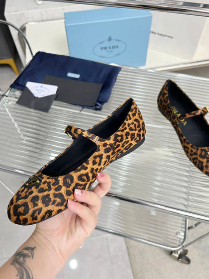 BALLET FLAT IN HONEY HORSEHAIR