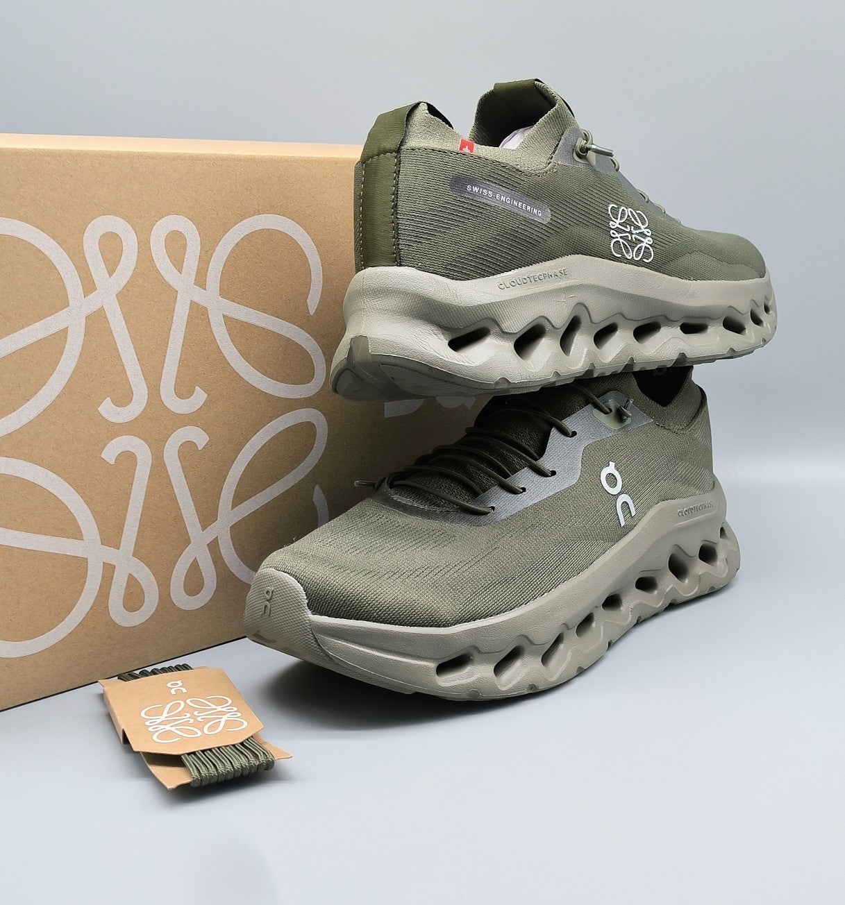 CLOUDTILT SNEAKER IN SEAWEED GREEN RECYCLED POLYESTER