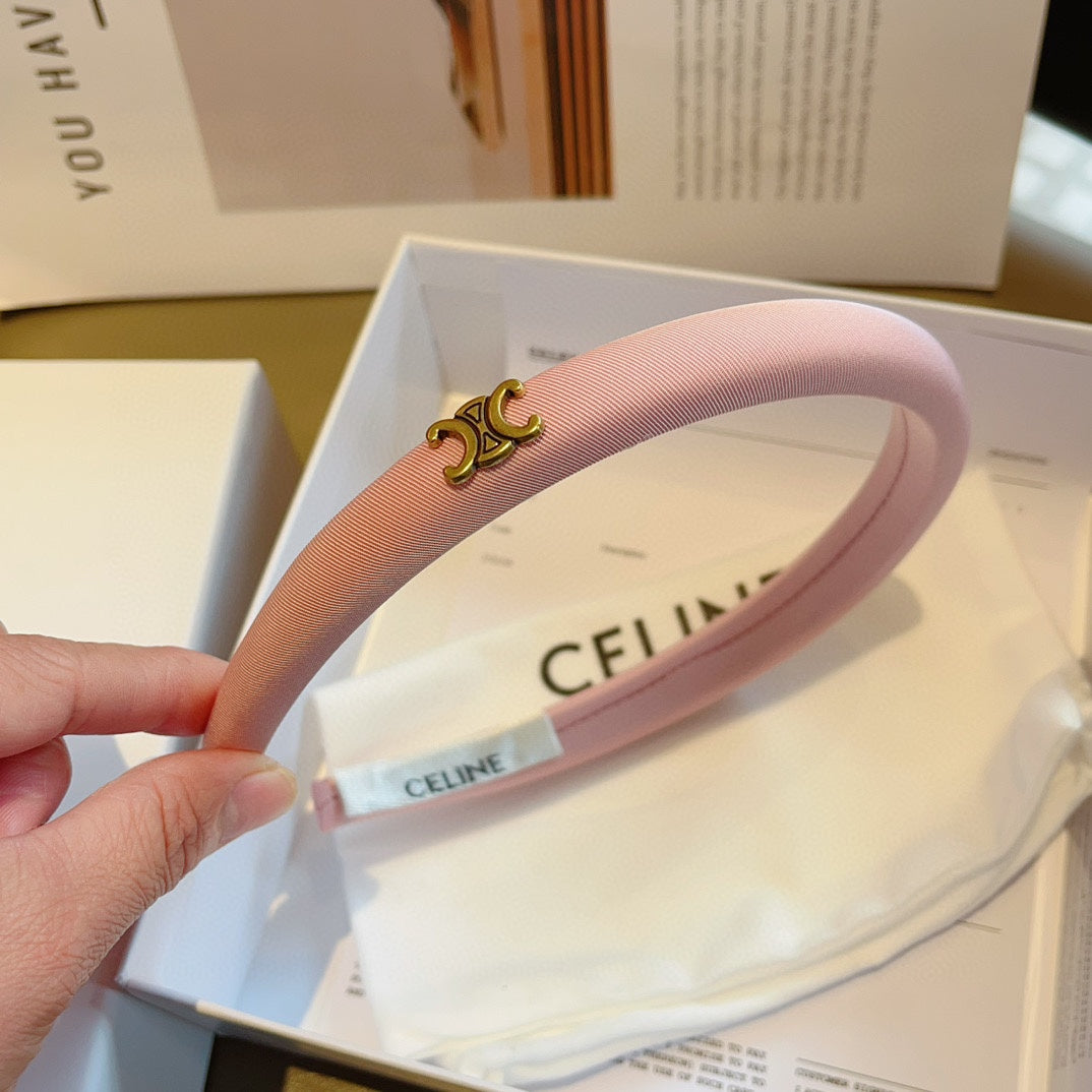 ROSE PINK FABRIC HAIRBAND 425456