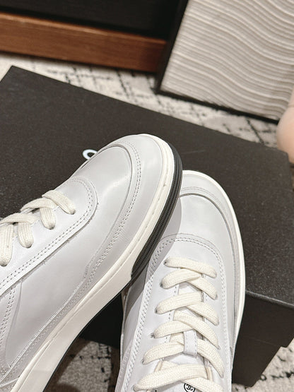SNEAKER IN WHITE HAND-POLISHED CALFSKIN 977831